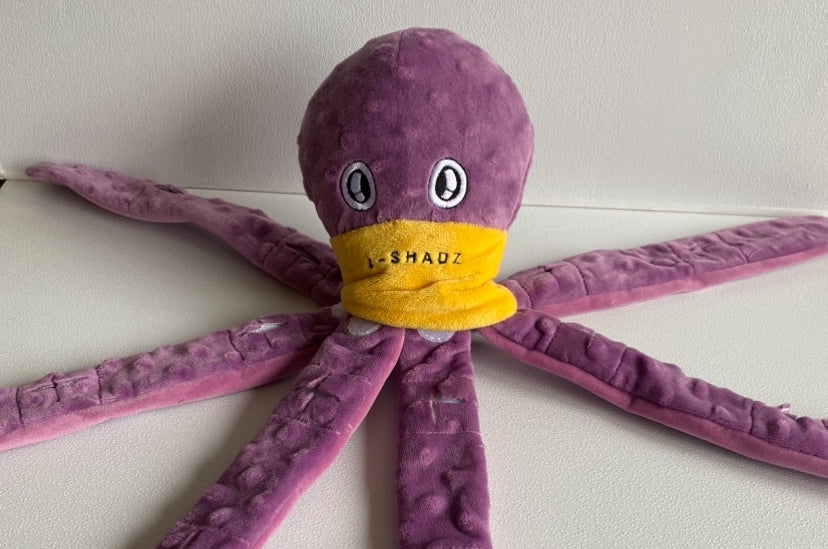 The L-Shadz Octopus - Snuffle Interactive Treat Game, Slow Feeder, Fun Puzzle Game, Entertainment To Stop Boredom