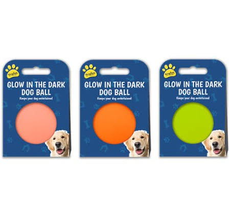 Glow In the Dark Dog Ball 6.5cm